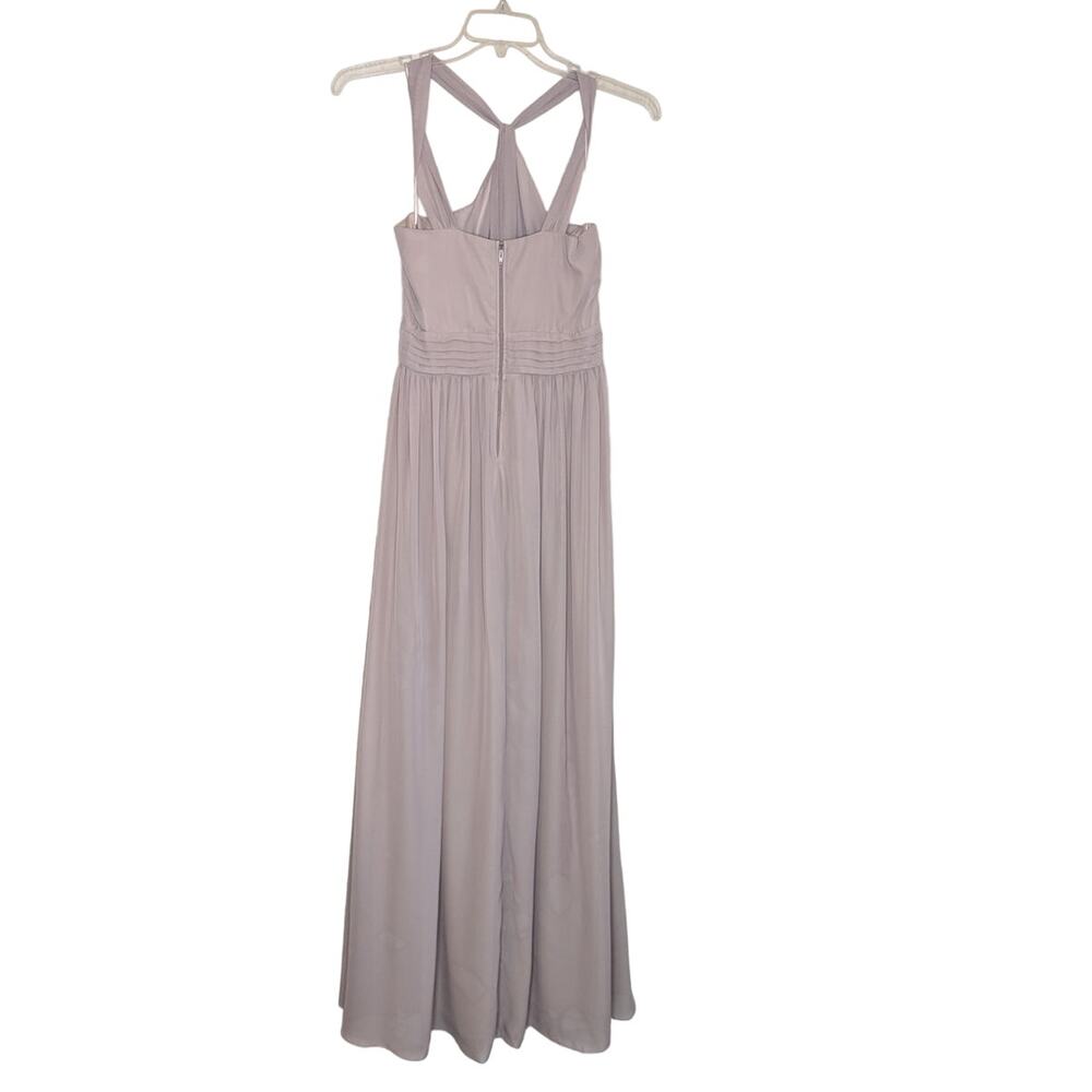 New Birdie Grey Kiko Taupe formal bridesmaid gown maxi sz 8 style BG1104TP20S - Picture 9 of 12